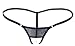 Deargirl Thong Hollow Out Panty Lingerie G-string (One Size, Black)