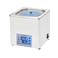 Digitales Labor Wasserbad, 300W Wasserbad Topf mit Timerfunktion & Wasserlos-Schutz, Edelstahl-Innenbehälter, Labor Wasserbaderhitzer