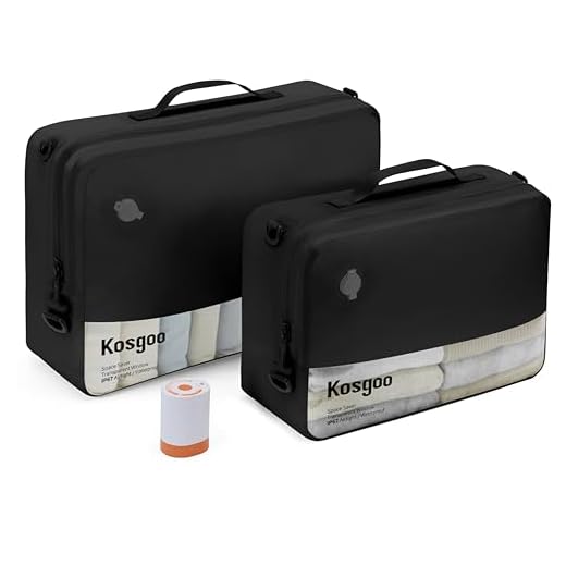 Kosgoo Compression Travel Bags with Pump
