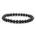 Produktbild KhuWan Charm Armband Naturstein Perlen Vulkanische Lava Tigerauge Perlen Elastische Armbänder Für Männer Frauen Schmuck