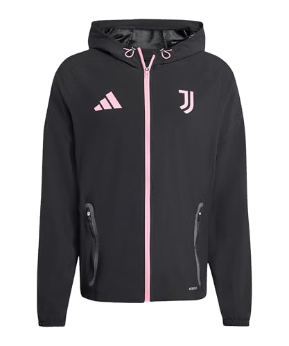 adidas Giacca Sportiva Tuta Juventus Fc Tiro 25 Competition Vis Tech Travel Nero 2025 26 (IT, Testo, L, Regular, Regular)