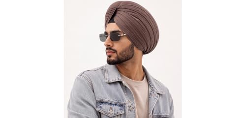 Image of Vincent chase by Lenskart | Silver - Grey Solid Full Rim Rectangular | 100% UV Protected | Men | Medium | VC S19649