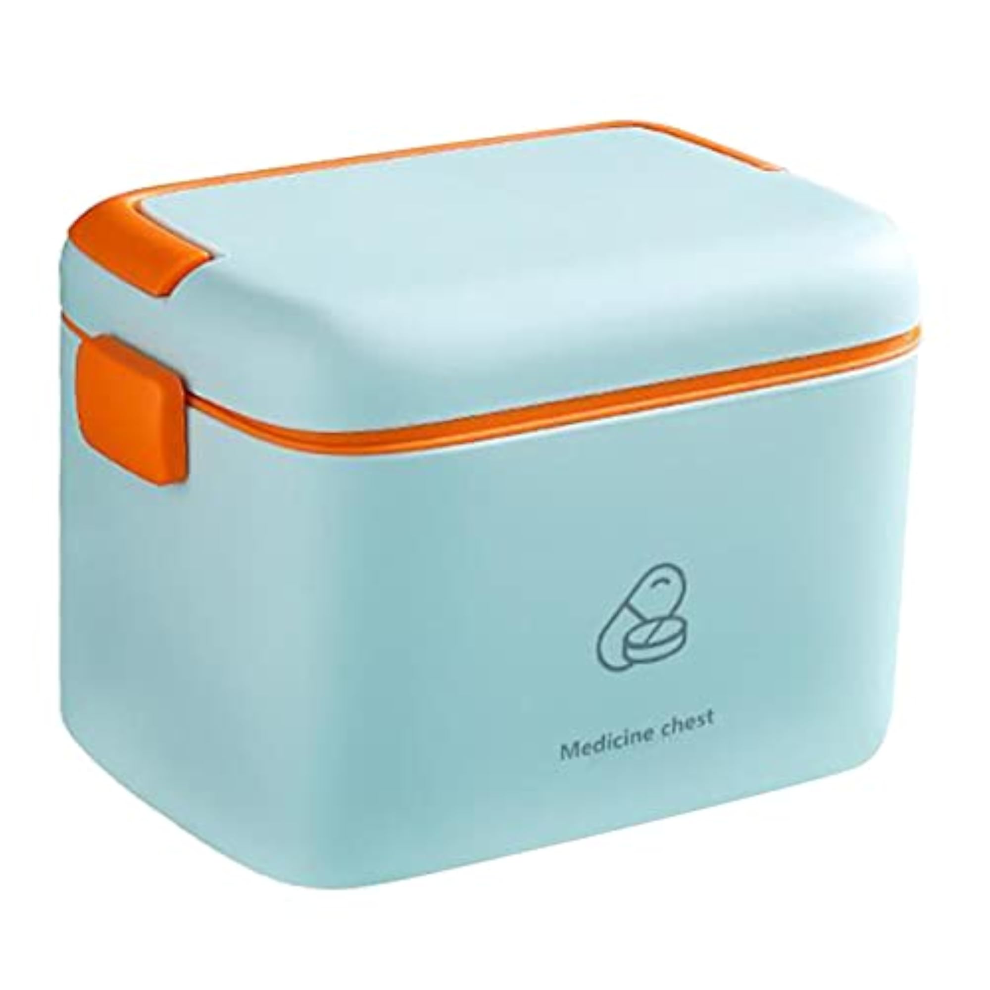 Storage Box Case for Cosmetic Daily Supplies, Orange