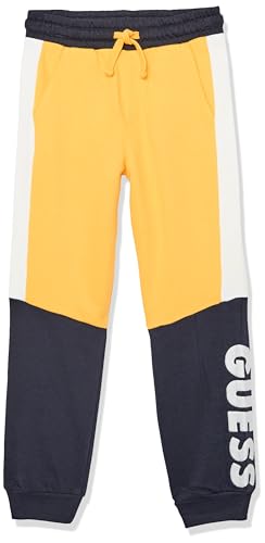 GUESS Boys' Organic Cotton French Terry Logo Sweatpants