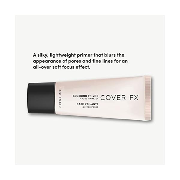 COVER FX Blurring Primer - 1 Fl Oz - Mattifying Pore Minimizing Primer - Soft-Focus Finish - Safe For All Skin Types