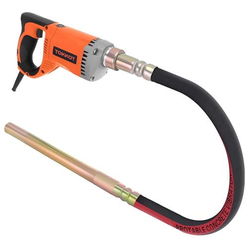 Elektrischer Betonrüttler, 1300W Hand - Betonrüttler,1.5 m langer Kupferstange Betonwerkzeuge Beton Rüttelflasche für Betonbauanlässe wie Straßen, Tunnel, Haus usw (1,5 m Betonrüttler)