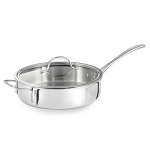 Calphalon Tri-Ply Stainless Steel 3-Quart Saute Pan with Cover