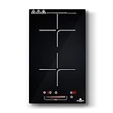 Cooktop indução 2 bocas pandaplus 3500w preto turbo 220v embutir b