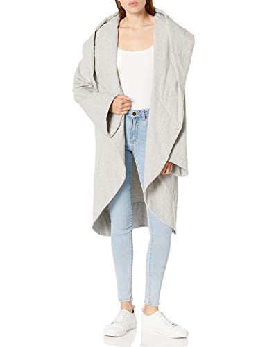 Norma Kamali Women's Coat, HTHR Grey, S/36