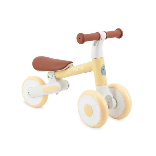 Momi Bicicleta sin Pedales Dex para niñas y niños de 1 a 3 años, Cuadro Plegable, sillín Regulable en Altura, Ruedas de plástico Resistentes a pinchazos, Peso Solo 2 kg
