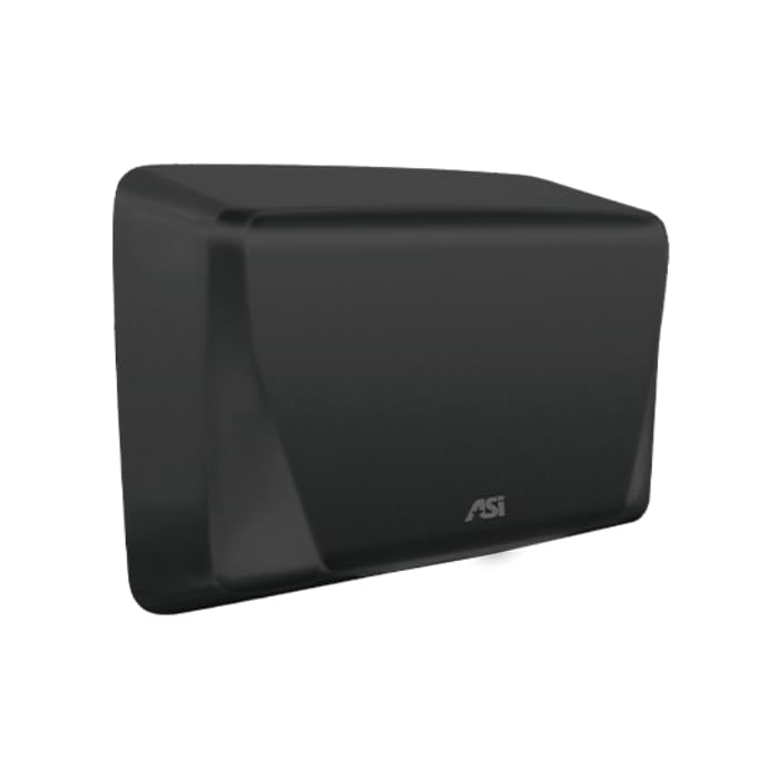 Prestige Distribution ASI 0199 Turbo ADA™ - Automatic High Speed Hand Dryer (115-120V) Matte Black, Surface Mounted