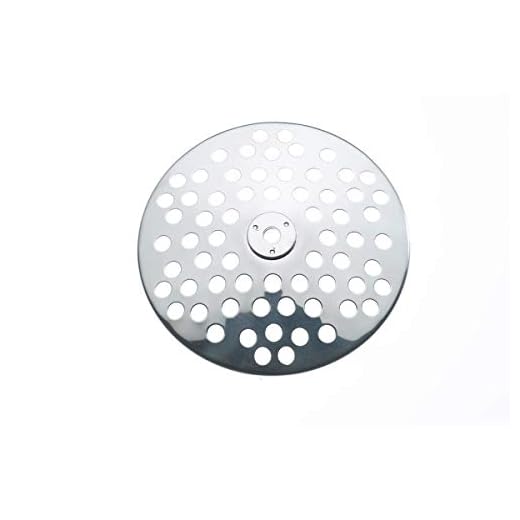 8mm Gefu Strainer Disc for Food Mill Flotte Lotte, Replacement, St. Steel, 8mm Hole, 24215