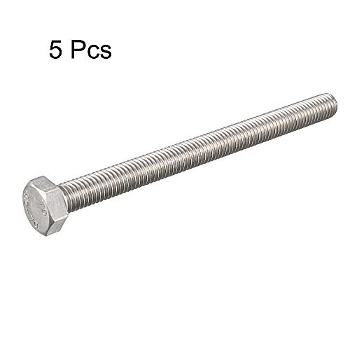 Perno de cabeza hexagonal M8x100mm en acero inoxidable para fijaciones firmes 4