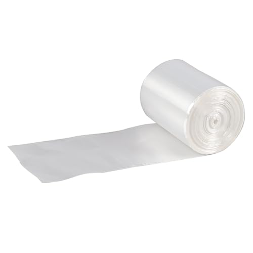 Jnktka Bolsas de basura transparentes de 6 L, bolsa de basura pequeña, 100 unidades