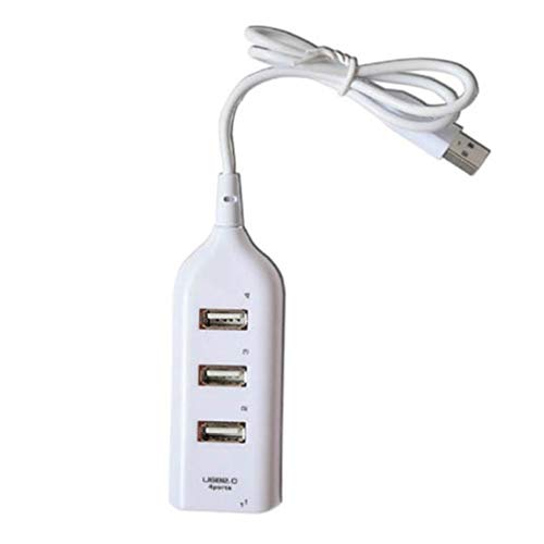 KinshopS 4 ports High Speed HUBs Hi-Speed 4 Port USB 3.0 Multi HUB Splitter Expansion(White