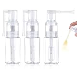 LLOUSSAK 3Pcs Glitters Duster Sprayer, 35ml Transparent Glitters Duster Sprayer Bottle, Plastic Spray Bottle Empty, Multi-Purpose Portable Spray Bottles for Cakes, Craft, Cloth