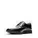 Clarks Tilden Walk, Zapatos para Hombre, Negro Black Leather 107, 43 EU