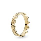 crown ring gold with name  Pandora Crown Shine Ring with Size 52
