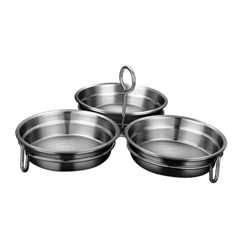 TOBBOMEY Stainless Steel Egg Poacher Pan Material Nonstick Poached Eggs Cooker Mold with Safe Handle for Home Kitchen Camping Travel