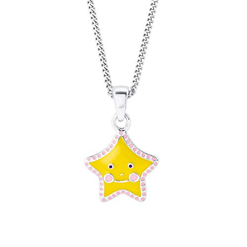 Preisvergleich Produktbild Prinzessin Lillifee Mädchen-Halskette mit Sternen-Anhänger gelb