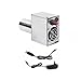 LeTkingok Small Portable High-Volume Stainless Steel BBQ Fan Outdoor Multifunctional Turbo Speed Control Blower 38MM Diameter Air Outlet
