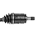 Detroit Axle - Front Left CV Axle for 2001-2005 BMW 325xi 330xi, Driver Side CV Axle Shaft Assembly 2002 2003 2004 Replacement