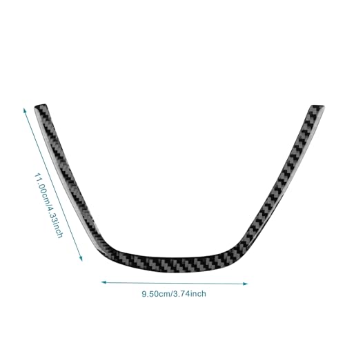 AIRSPEED トヨタ プリウス 50系 4代目 2016-2022 Toyota Prius 専用 アクセサリー カーボンファイバー 内装 カスタム パーツ カーステアリングホイールトリム 簡単取付 カッコいい 傷防止 インテリア ドレスアップ 汚れ防