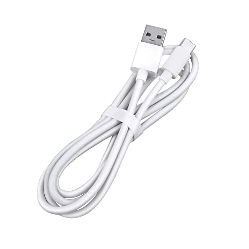 J-ZMQER 3.3ft White 5A Fast USB-C Type-C Charger Charging Cable Cord Compatible with LG Q70 /W30 Pro/Stylo 5 /V40 ThinQ Power Data Sync Cable Lead
