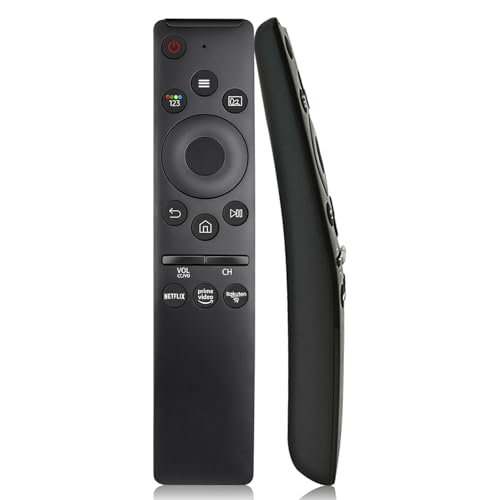 Reemplazo universal para mando a distancia Samsung LED LCD QLED HDR UHD SUHD marco curvado solar HDTV 4K 8K 3D Smart TV incluye 3 teclas rápidas populares, no requiere configuración