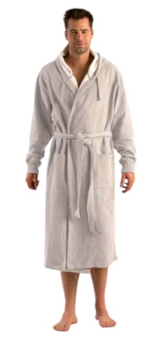 BY LORA Hooded Sweatshirt Robe for Unisex Adult Men and Women2