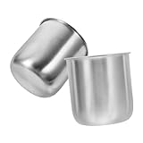 ELAYARD 2piezas Tazas De Arroz De Acero Inoxidable Para Medir Arroz Especias y Agua Hogar y Cocinas