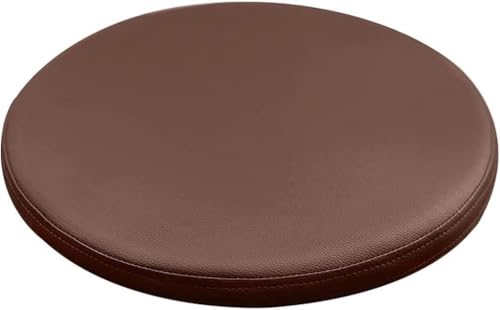 Galette De Chaise Ronde, Coussin Rond pour Chaise Scandinave, Coussin Chaise de Bar Anti Taches AntidéRapante, Impermeable Cuir Galette Chaise Bistrot de...