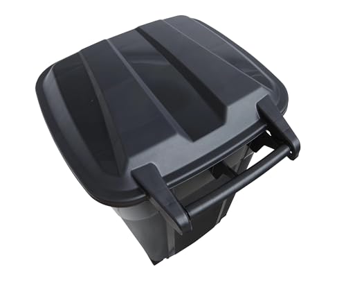 Dameinv 32 Gallon Wheeled Heavy Duty Plastic Garbage Can thumb #3