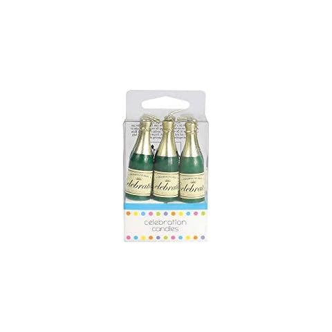 Fun Champagne Bottle Cake Candles by Culpitt Cover