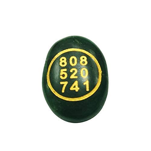 SATYAMANI Money Switch Word & Zibu Symbol of Prosperity Natural Stone Green Jade Switchwords Cabochon Oval Shape Gemstone for Reiki Healing and Crystal Healing Stone (B09DGP3SJ2) Amazon Price History, Amazon Price Tracker