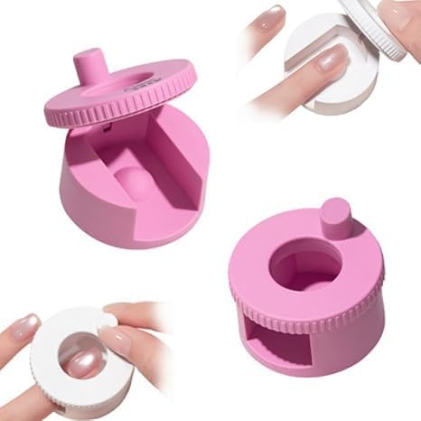 2026 New Rotating Magnet Beginner Friendly Nail Tool with Automatic Glass Bead Suction and Uniform Magnetic Force Easy DIY Glossy Wide Effect Pink