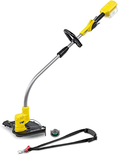 Kärcher, 36 V Cortabordes LTR 36-33, Velocidad de Corte 7000 r,p,m, con Correa, Compatible con batería 36 V de Kärcher, No Incluye batería, Amarillo, Diámetro de Corte 28-33 cm, Grosor del Hilo 2 mm