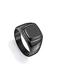 Viceroy Anillo Acero IP Negro Piedra Nat Sr Fashion