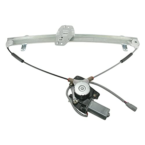 Image of TRQ Front Right Power Window Regulator & Motor Assembly Passenger Side Compatible with 2003-2008 Honda Pilot