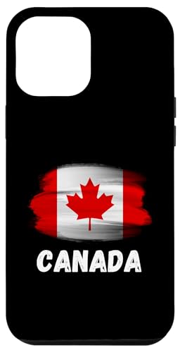 Bandera canadiense retro a juego con la bandera de Canadá Carcasa para iPhone 12 Pro Max