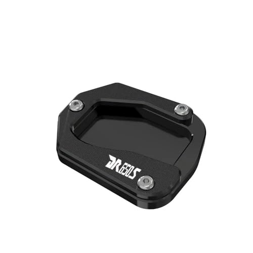 Plaque de béquille DR650 usinée en aluminium pour stabilité haut de gamme