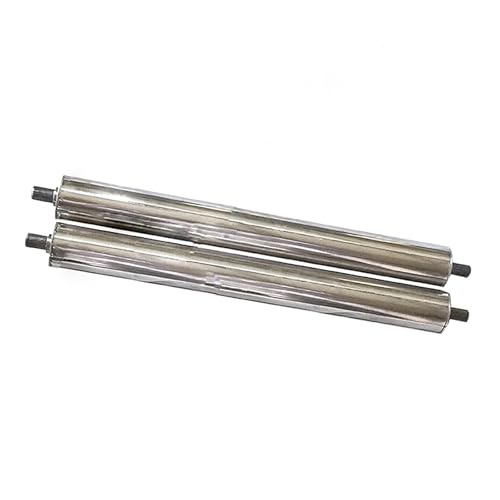 Rouleau de convoyeur inox Ø76mm lot de 2 pièces 250mm supportant 90kg