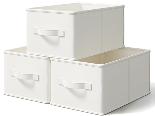 LayerSpace 3 Pack Fabric Storage Bins for Shelves | 14¾"