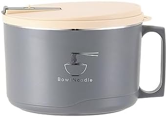 Stainless Steel Instant Noodle Bowl Dormitory Cup Household Rice Cafeteria Large Lunch Box image 4