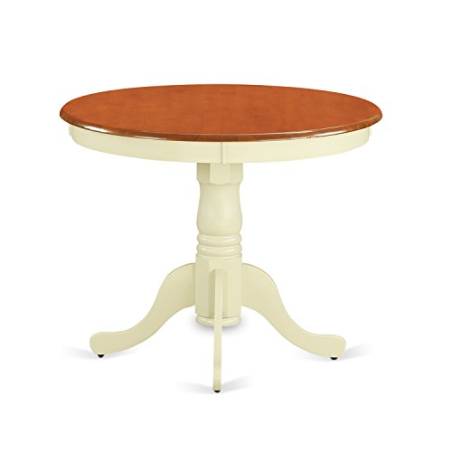 East West Furniture Anpl5-Whi-C Dining Table Set, 5-Piece #TOP2