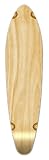 Yocaher 40' x 10' Kicktail Cruiser Longboard Skateboard Deck w/Premium 80A Black Grip Tape - (Deck Only - Natural)