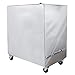Cooler Cart Cover - Universal Fit for Most 80 QT,Waterproof Thickened Fabric,Rolling Cooler (Patio Cooler,Beverage Cart, Rolling Ice Chest) Protective Cover (Silver)