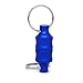 Evaty Magnetic Aluminum Alloy Net Release Holder Keychain Fly Fishing Net Retractor Fishing Net Keeper Magnet Clip Landing Net Connector for Fishing Hooks, Lures, Flies, Trout Line, Keys (Blue)