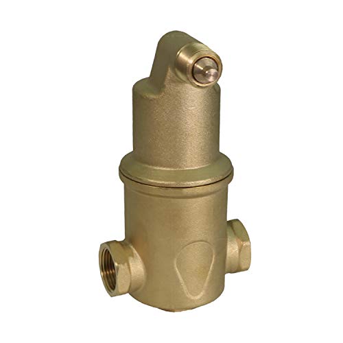 Image of Midline Valve SBW-TQ114U Spiral Air Eliminator Valve for Hydronic Heating Applications; Solid Brass; 1-1 /4 in. FIP Connections