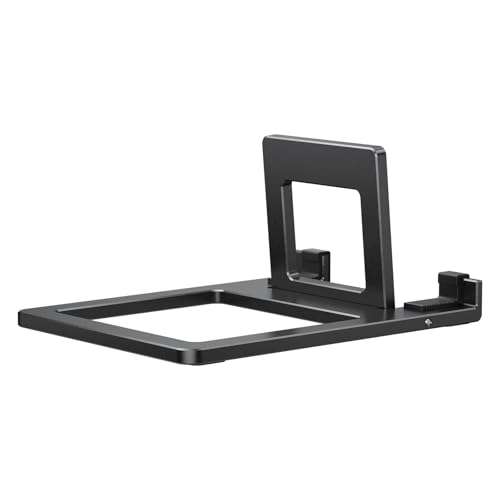 Image of JSAUX Portable Stand Mount for FlipGo Series and 13.5'' /15.6'' /16 Inch Portable Monitors, Lightweight Screen Extender Holder, Quick Setup Monitor Support for Travel Office Desk -Black